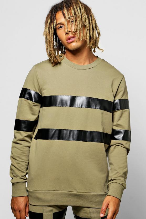 Multi Panel Sweatshirt